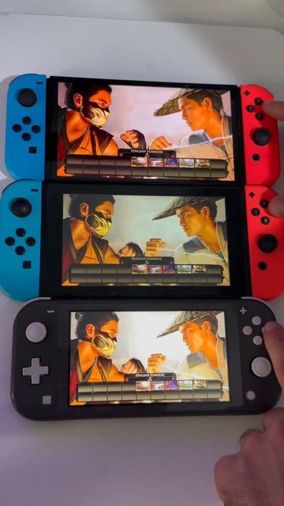 Mortal Kombat 1 Switch Lite vs Standard vs Oled...