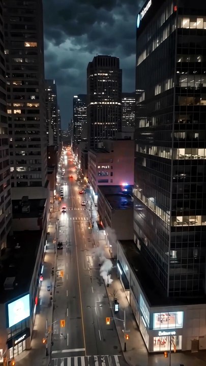 TORONTO CRIME NIGHT : POLICE HELICOPTER & MYSTERIOUS SCENE