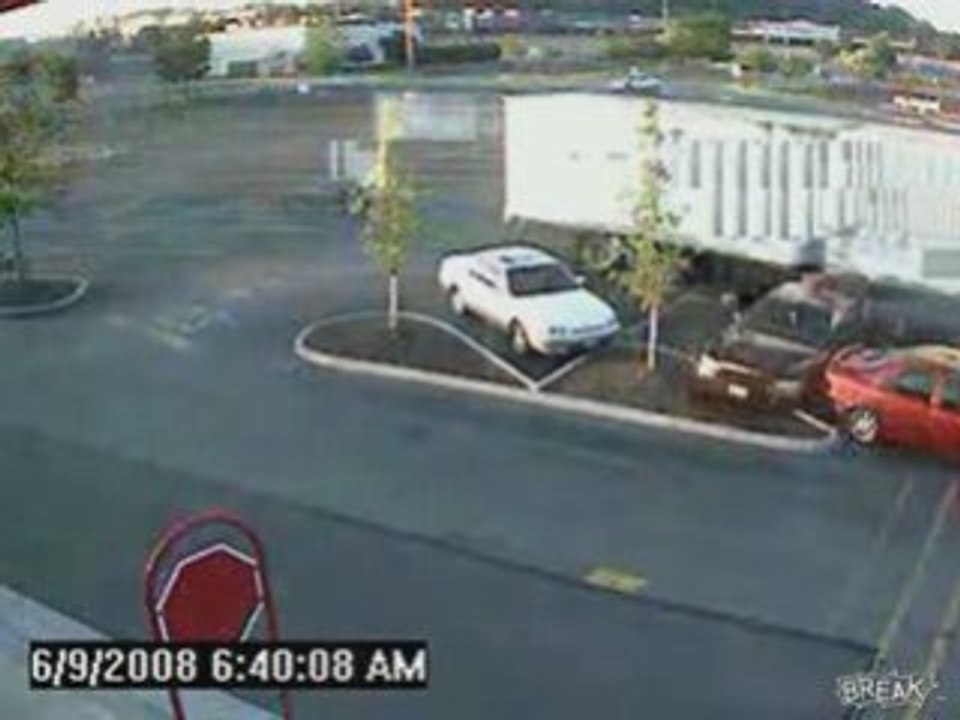 Tractor Trailer Truck Left in Neutral