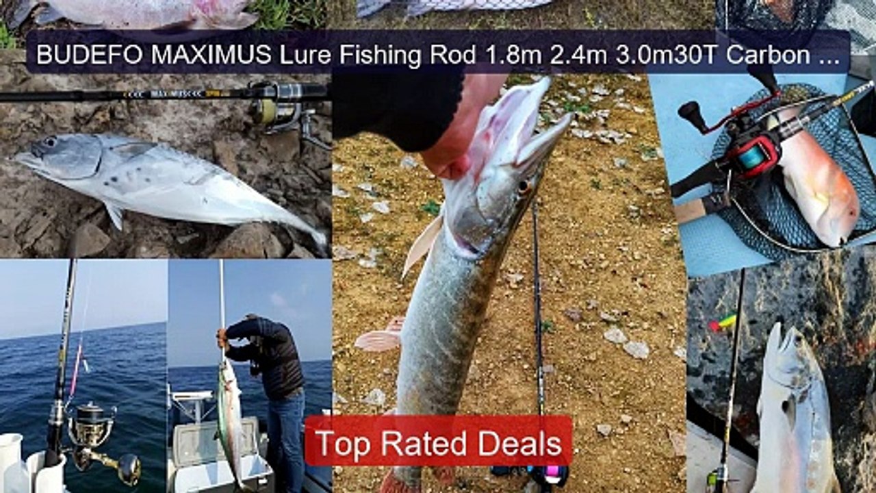 BUDEFO MAXIMUS Lure Fishing Rod 1.8m 2.4m 3.0m3...