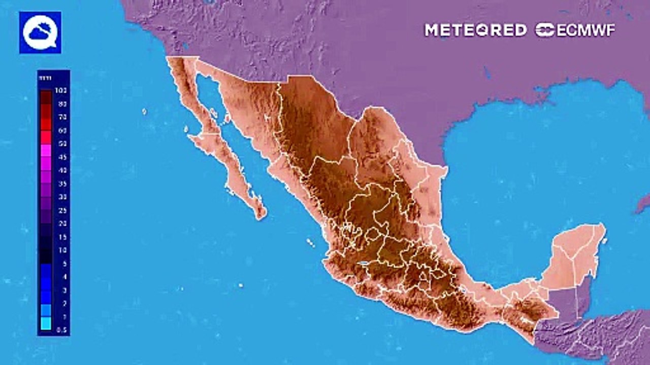 Sábado con fuertes tormentas en el centro-sur d...
