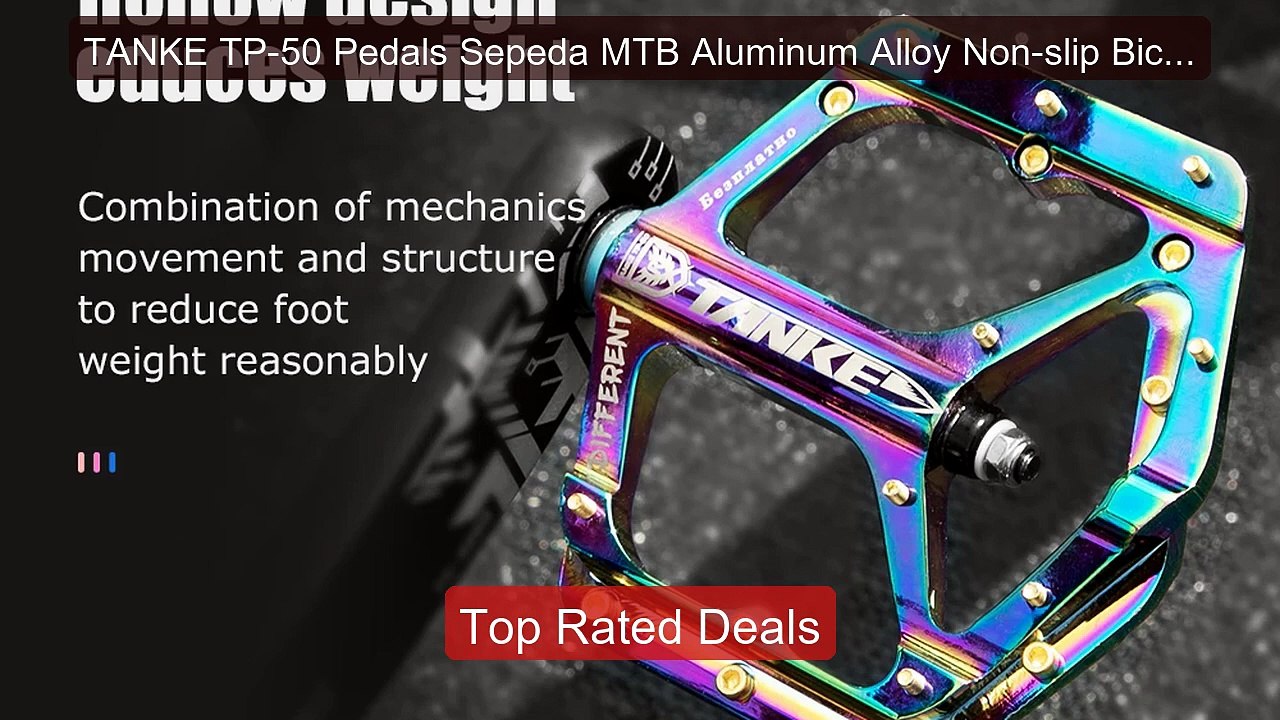TANKE TP-50 Pedals Sepeda MTB Aluminum Alloy No...