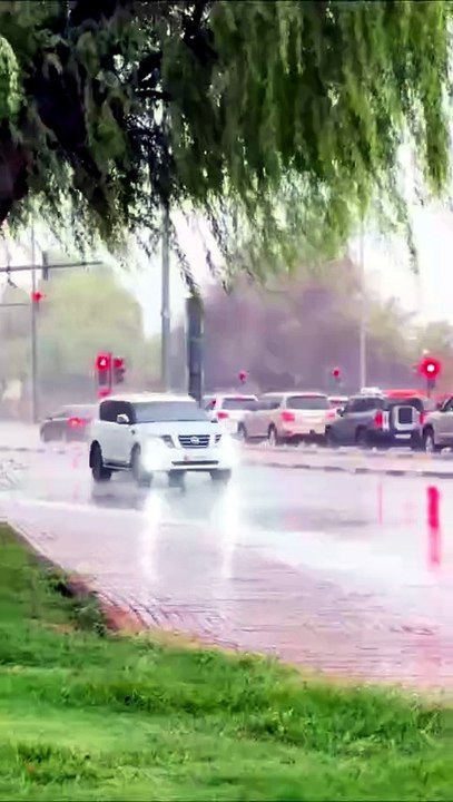 Heavy rain in Abu Dhabi