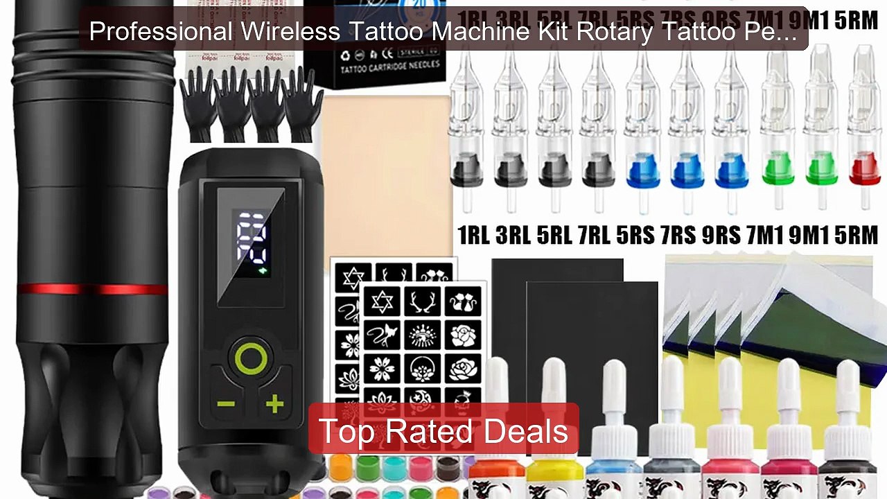 Professional Wireless Tattoo Machine Kit Rotary Tattoo Pen Kit... -- Hot Deal 2026 | Limited Offer!