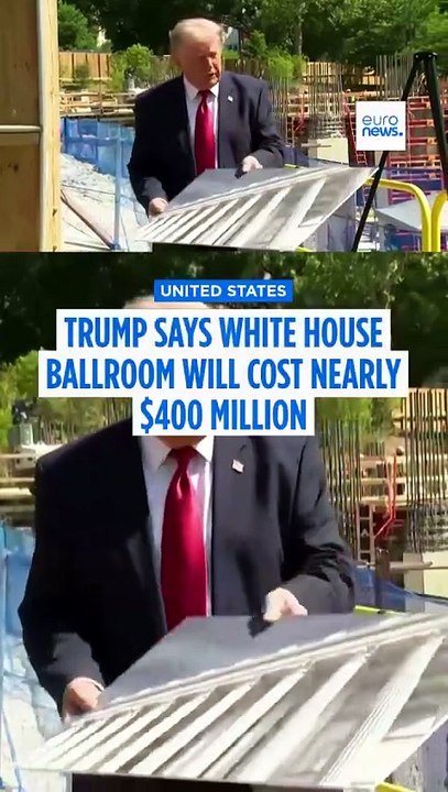 White House ballroom will cost nearly $400m as...
