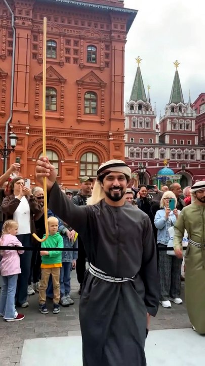 Al-Ayyala dancers in Moscow