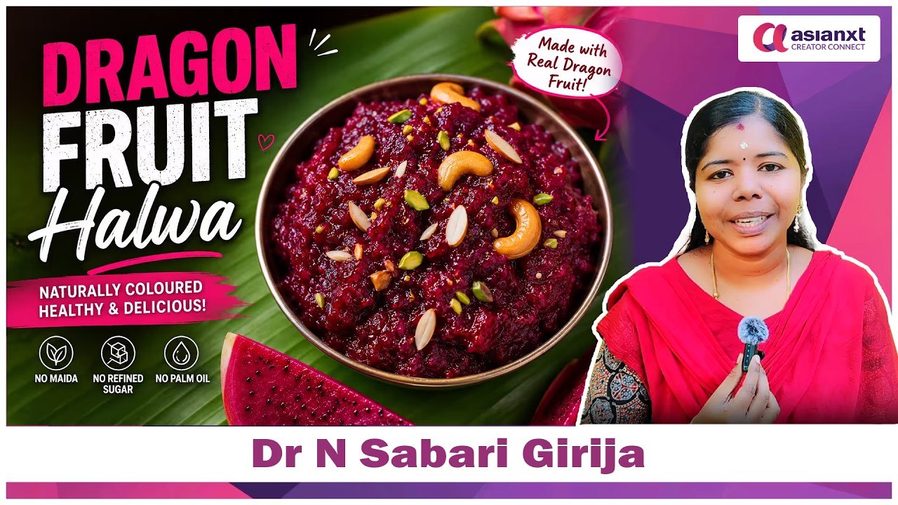 டிராகன் பழ அல்வா 😍 | Dragon Fruit Halwa | இயற்...