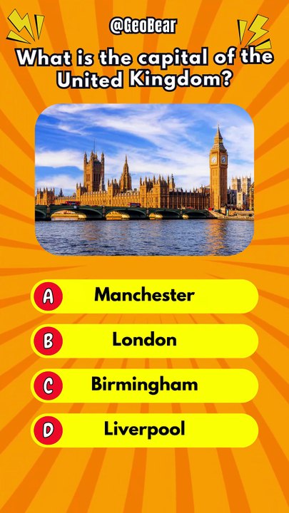 General Geography Quiz 🌍 | UK Capital & Egypt's Continent | Can You Get 2/2?