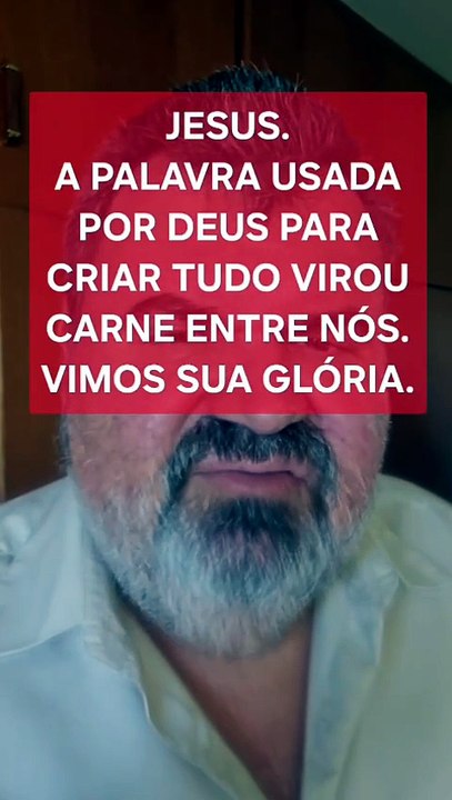 A palavra viveu entre nós, Jesus. Porque não Jesus? 22/08/2026