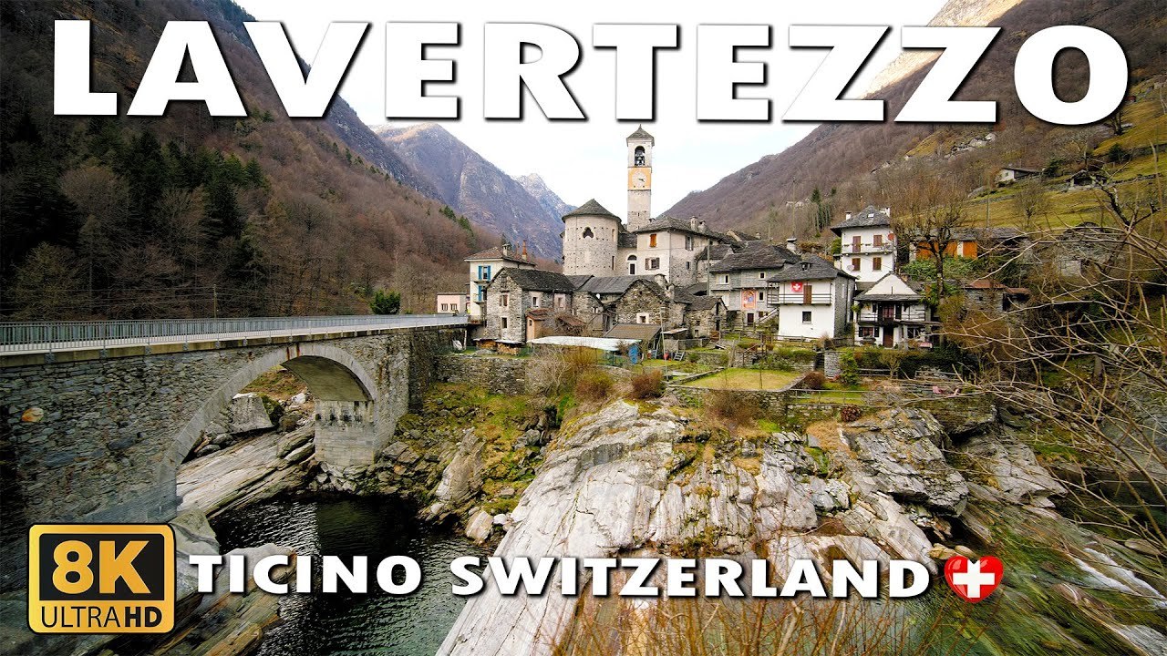 Lavertezzo Ticino Switzerland 8K