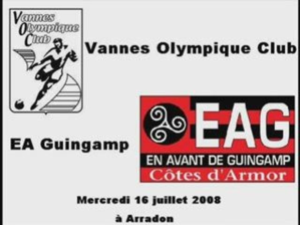 Vannes OC - EA Guingamp 2-1