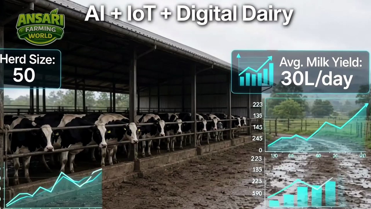 🐄 Dairy Farming Ka Future! 🤯 Advanced Technology Se Smart Farm Kaise Banaye? | 2026 #dairyfarm