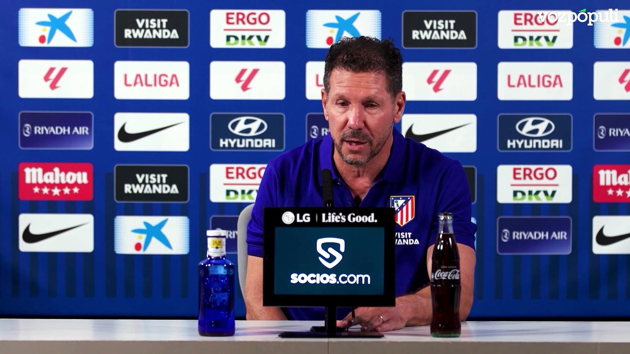 Simeone: "Necesitamos a Julián, no comparto ni insultos ni agravios"