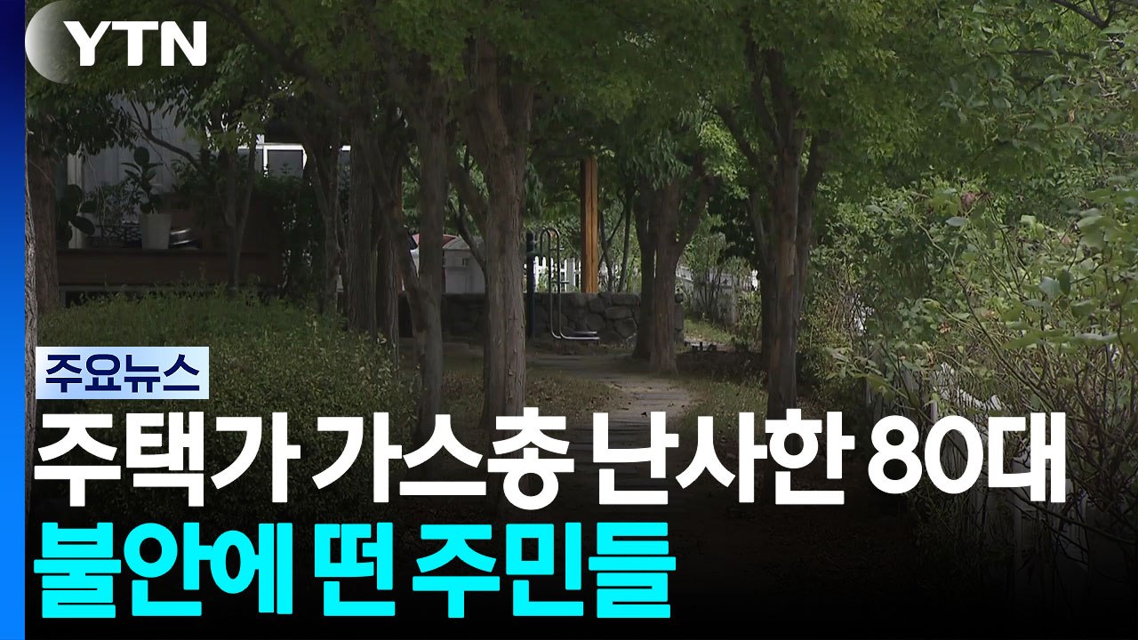 주택가 가스총 난사한 80대...불안에 떤 주민들 / YTN