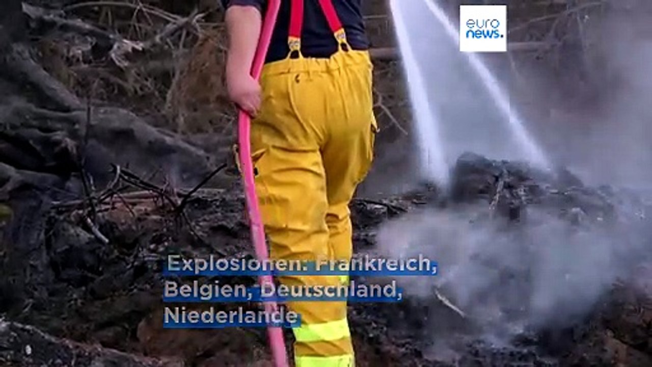 Europas Waldbrände legen neue Gefahr frei: Vergrabene Bomben aus den Weltkriegen