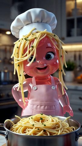 🍝😂 Spaghetti Hair Salon Gone Wrong! | Jelly Baby Girl