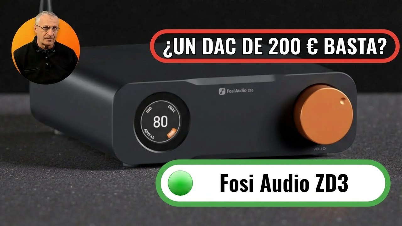 Cómo elegir un DAC sin gastar de más: conectores, comodidad y estabilidad con el Fosi Audio ZD3