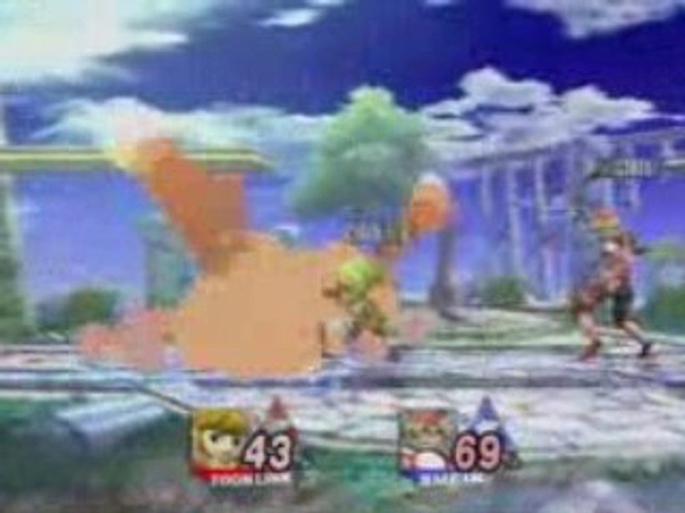 SSBB: Craig (Toon Link) vs LessThan (Sheik)