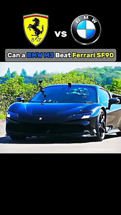 BMW M3 Touring vs Ferrari SF90 Spider – DRAG RA...