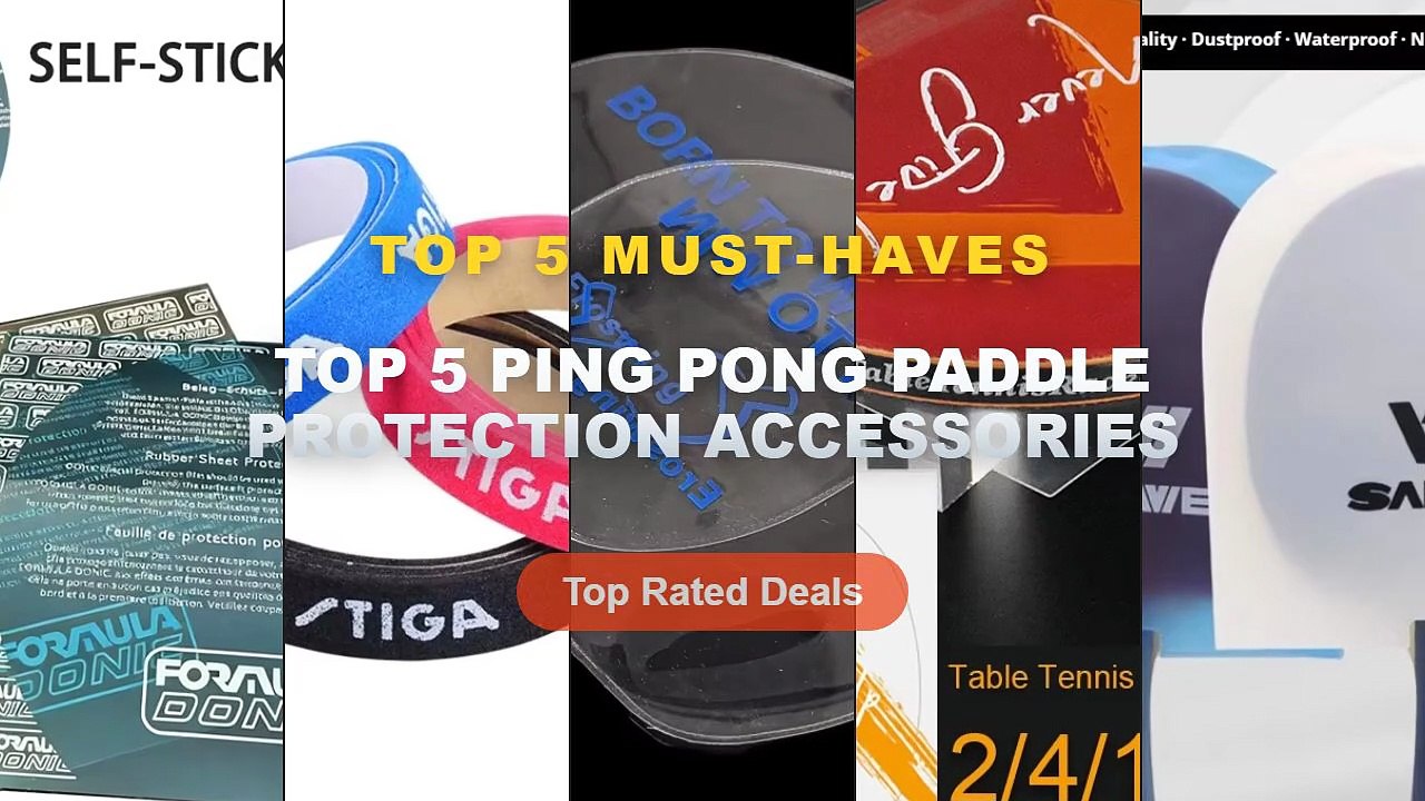 Amazing Top 5 Ping Pong Paddle Protection Acces...
