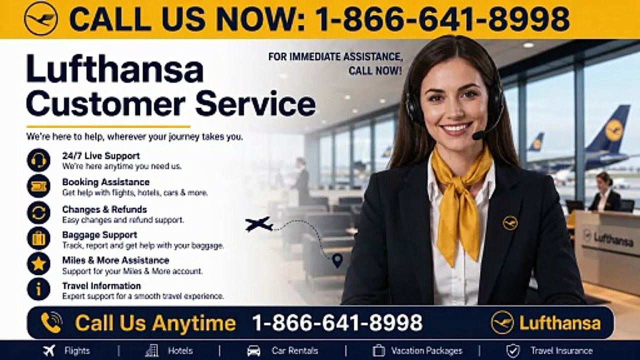 Lufthansa® Customer Service Complete Guide ➢ St...