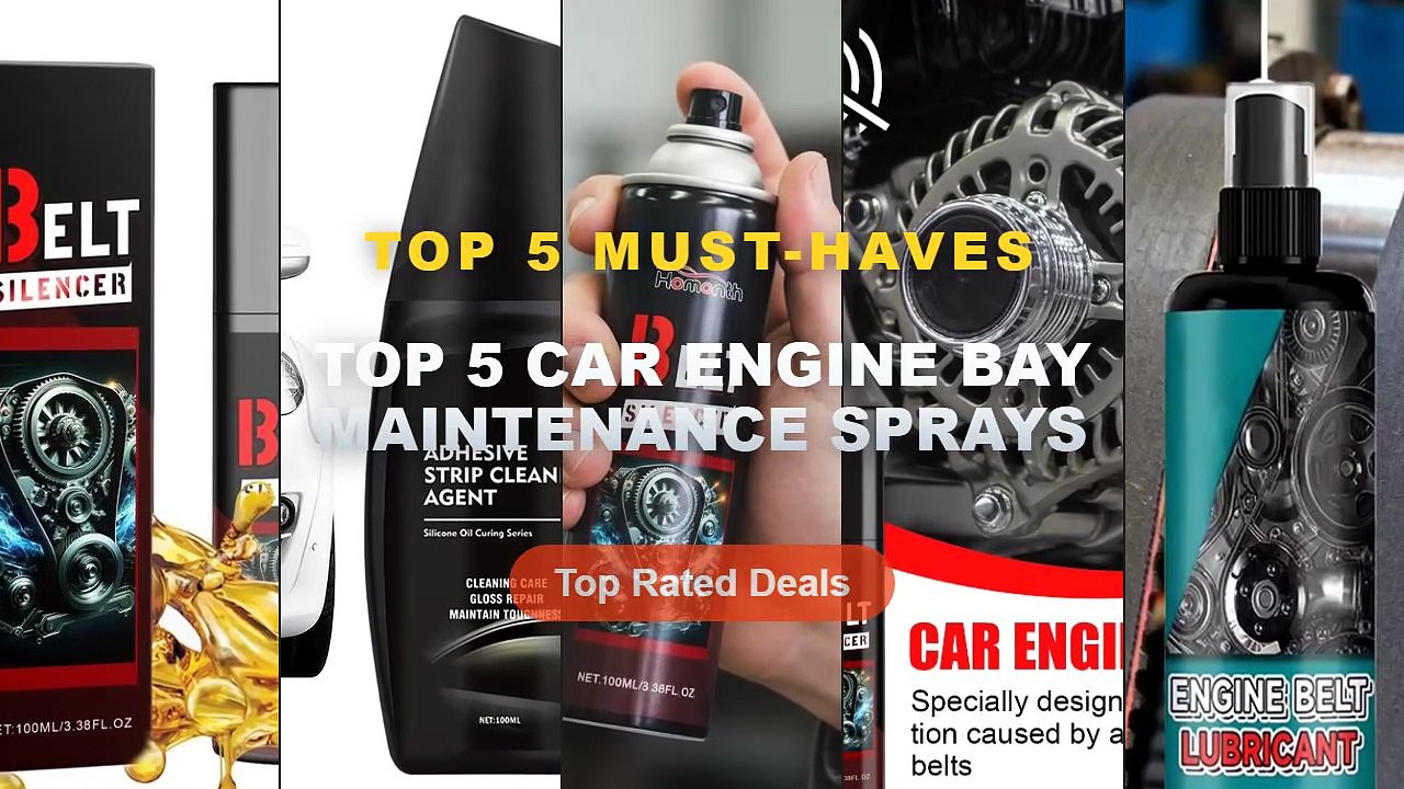 Best Top 5 Car Engine Bay Maintenance Sprays on...