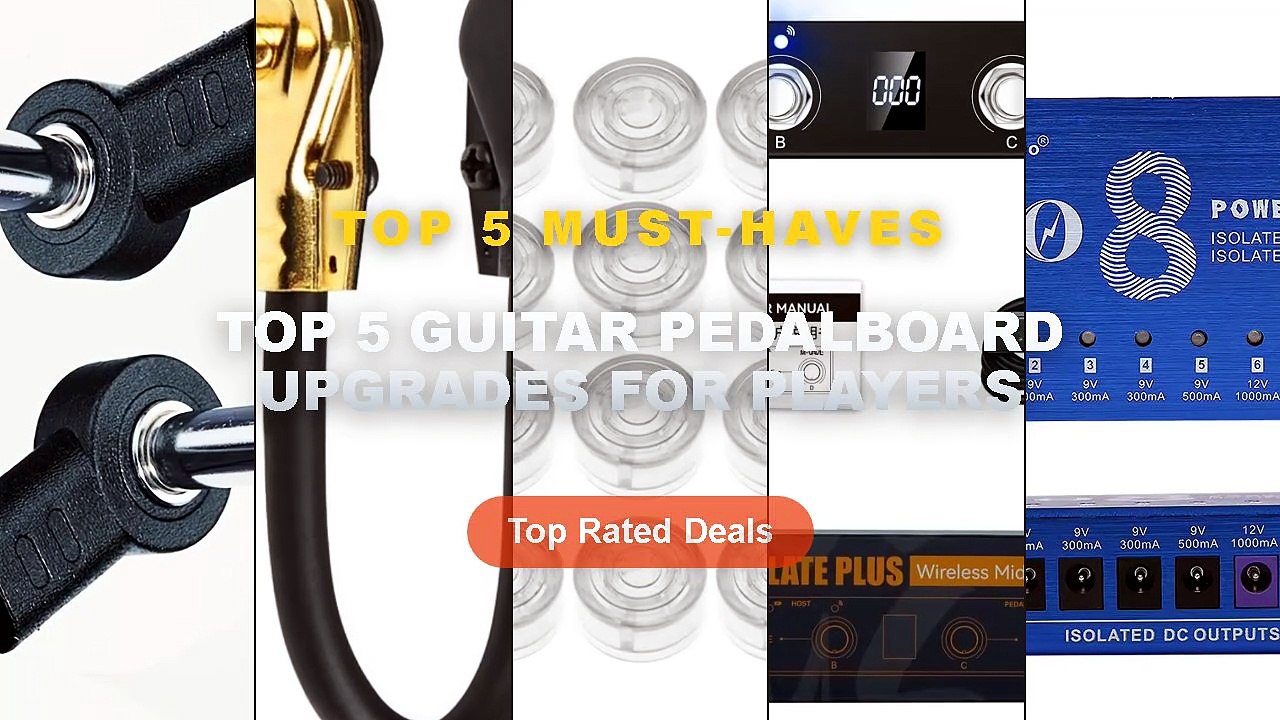 Top 5 Guitar Pedalboard Upgrades For Players: T...