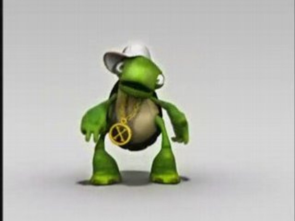 Tortue qui danse