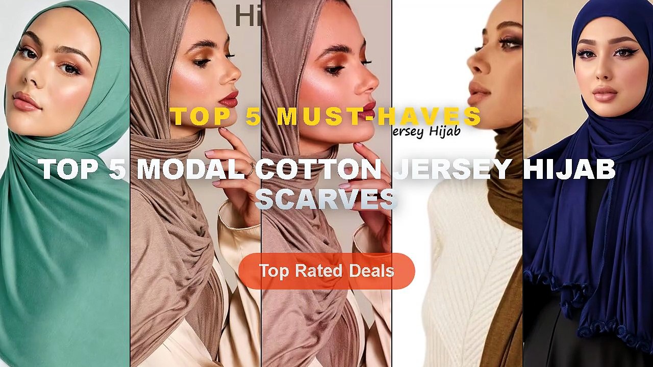 Top 5 Modal Cotton Jersey Hijab Scarves: Top 5...