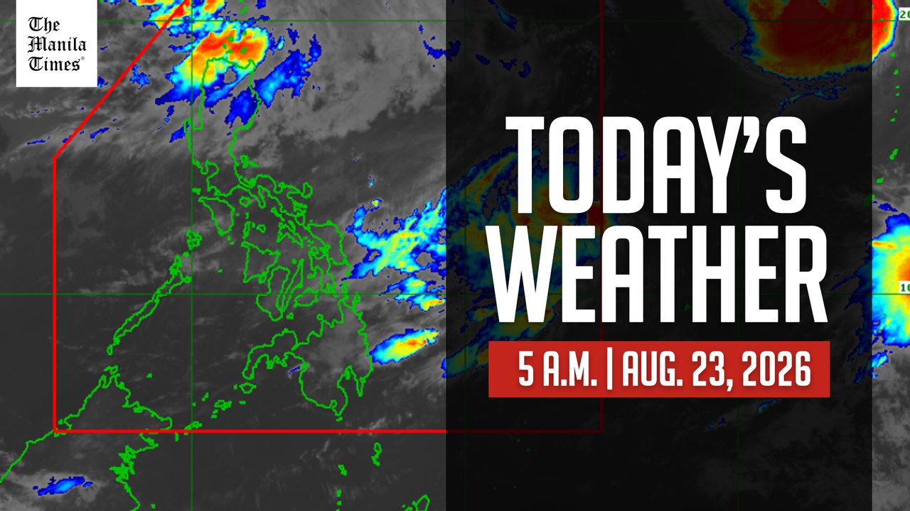 Today's Weather, 5 A.M. | Aug. 23, 2026