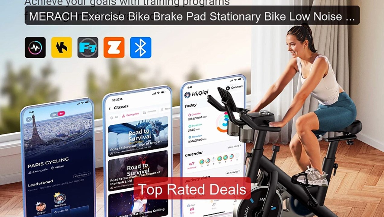 MERACH Exercise Bike Brake Pad Stationary Bike...