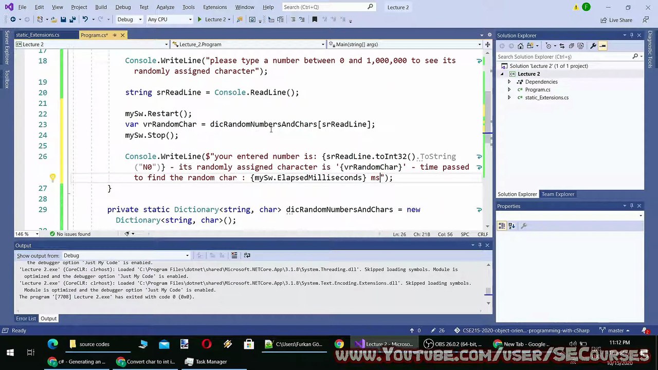 C# Expert OOP - Lecture 2: Exception Handling, Dictionary, Method Extensions, LinQ, Property GET SET