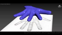 Grabovski: 3DS MAX Practice Polygon Modeling Hand Model Video #14 (08-22-2026)