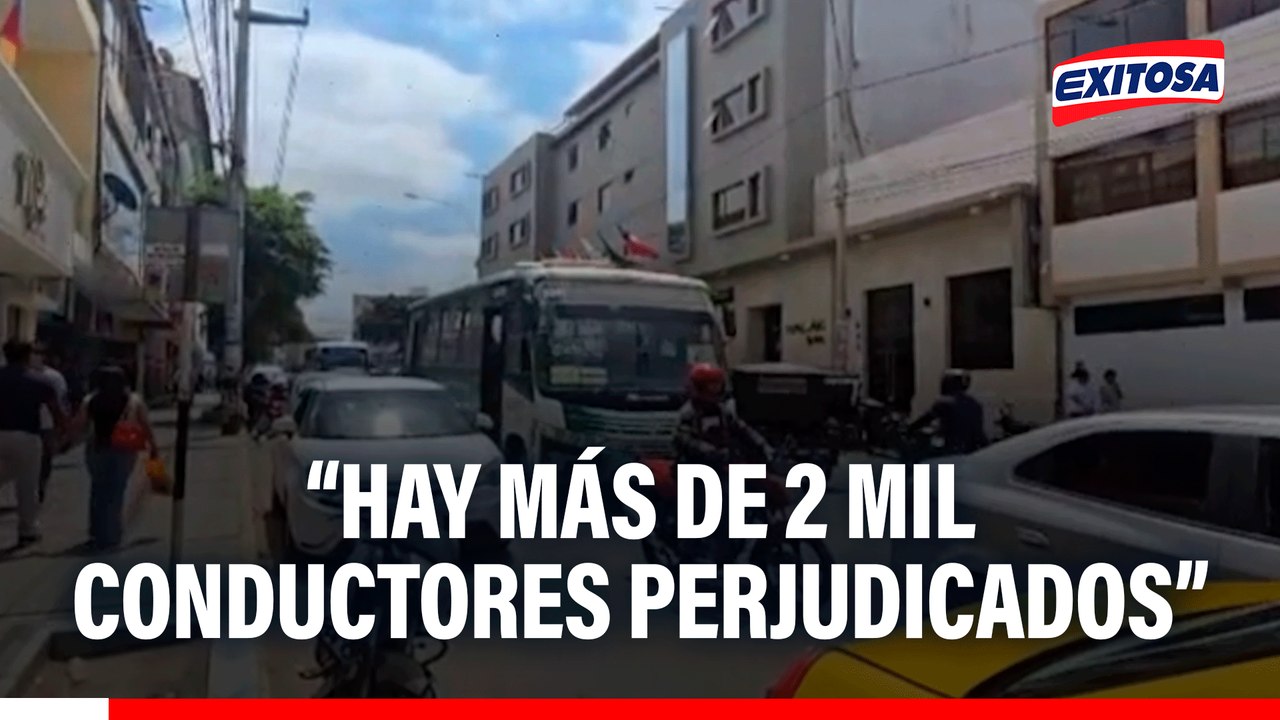 Ricardo Acuña cuestiona la fiscalización en Piura: “Hay más de 2 mil conductores perjudicados”