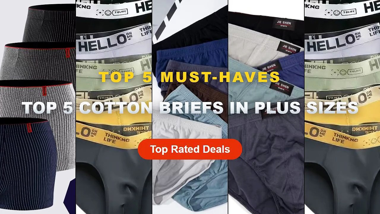 Amazing Top 5 Cotton Briefs In Plus Sizes You N...