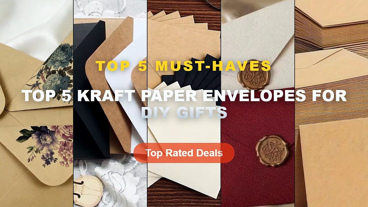 Cheap & Best Top 5 Kraft Paper Envelopes For DI...