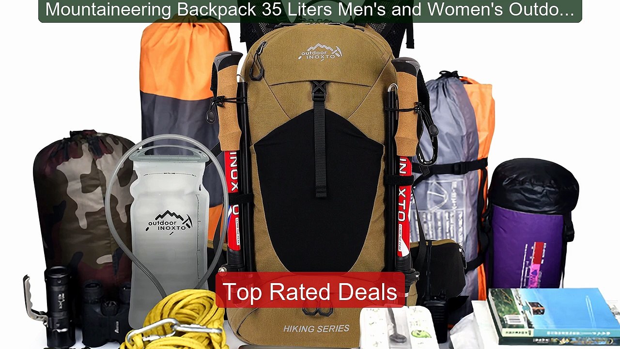 Mountaineering Backpack 35 Liters Men's and Women's Outdoor Sp... -- Hot Deal 2026 | Limited Offer!