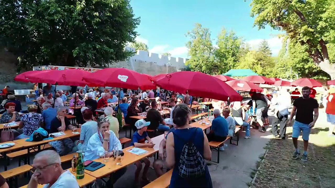 Familienfest der SPÖ an der Stadtmauer in Groß‑Enzersdorf