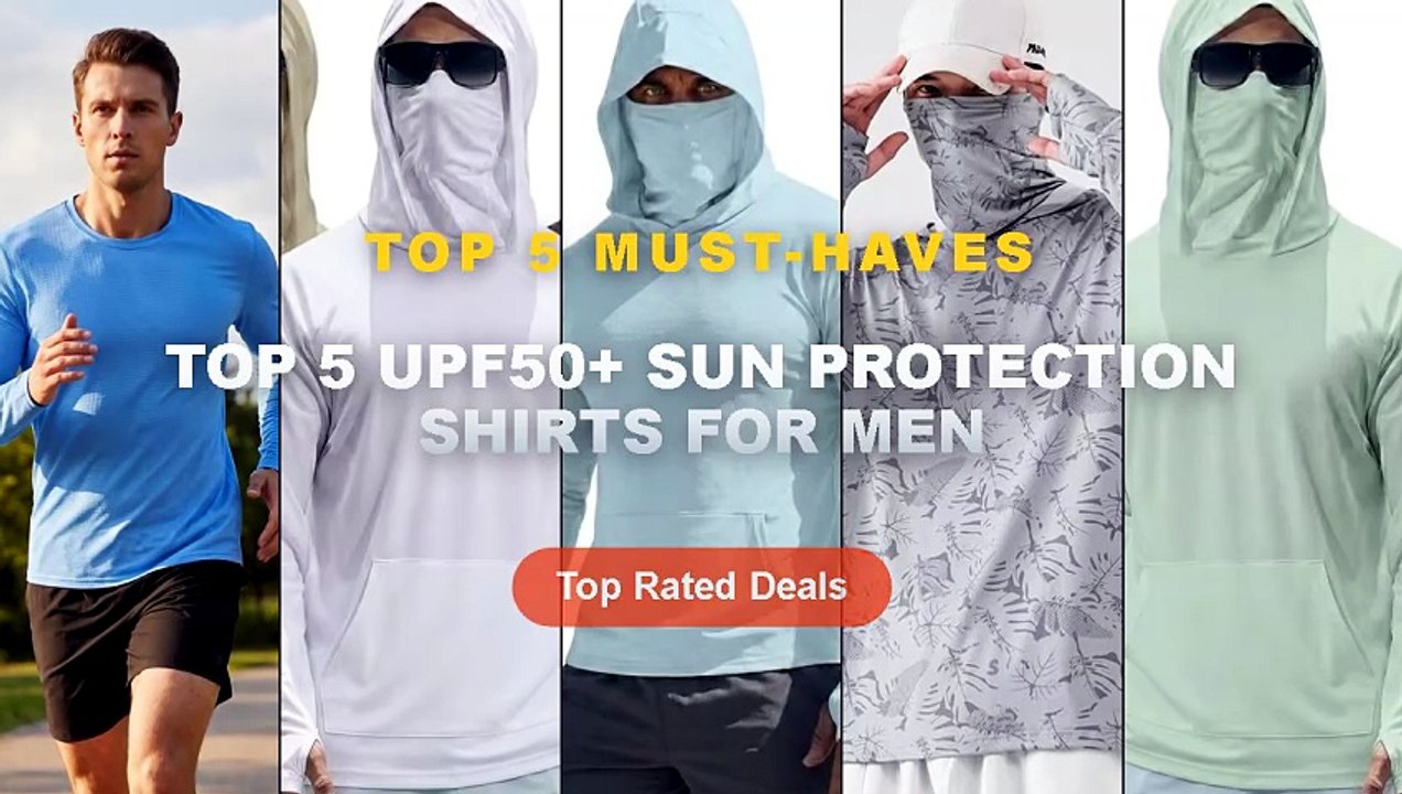 Top 5 Best Top 5 UPF50+ Sun Protection Shirts F...