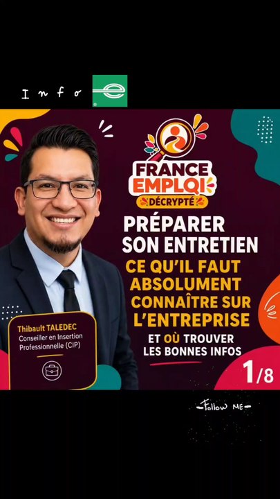 Quelles Infos faut-il connaître sur l'entreprise ?