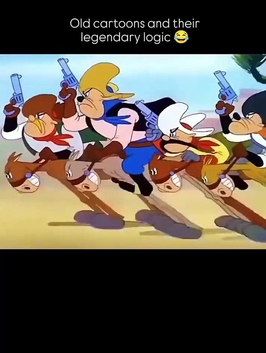 Hold Your Horses! Or... Wait, is that a Human 🐎 Get ready for some classic cartoon mayhem! This.mp4