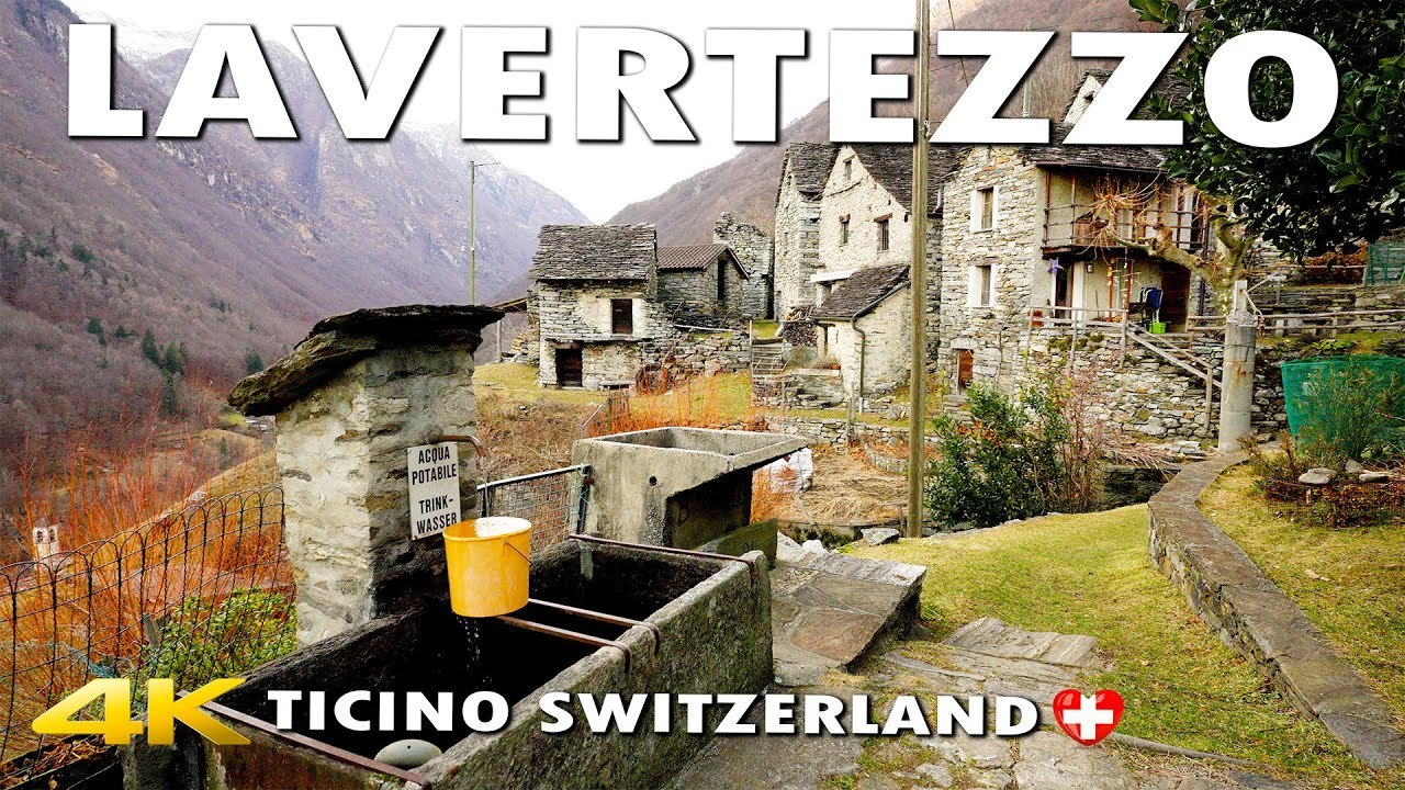Lavertezzo Ticino Switzerland 4K