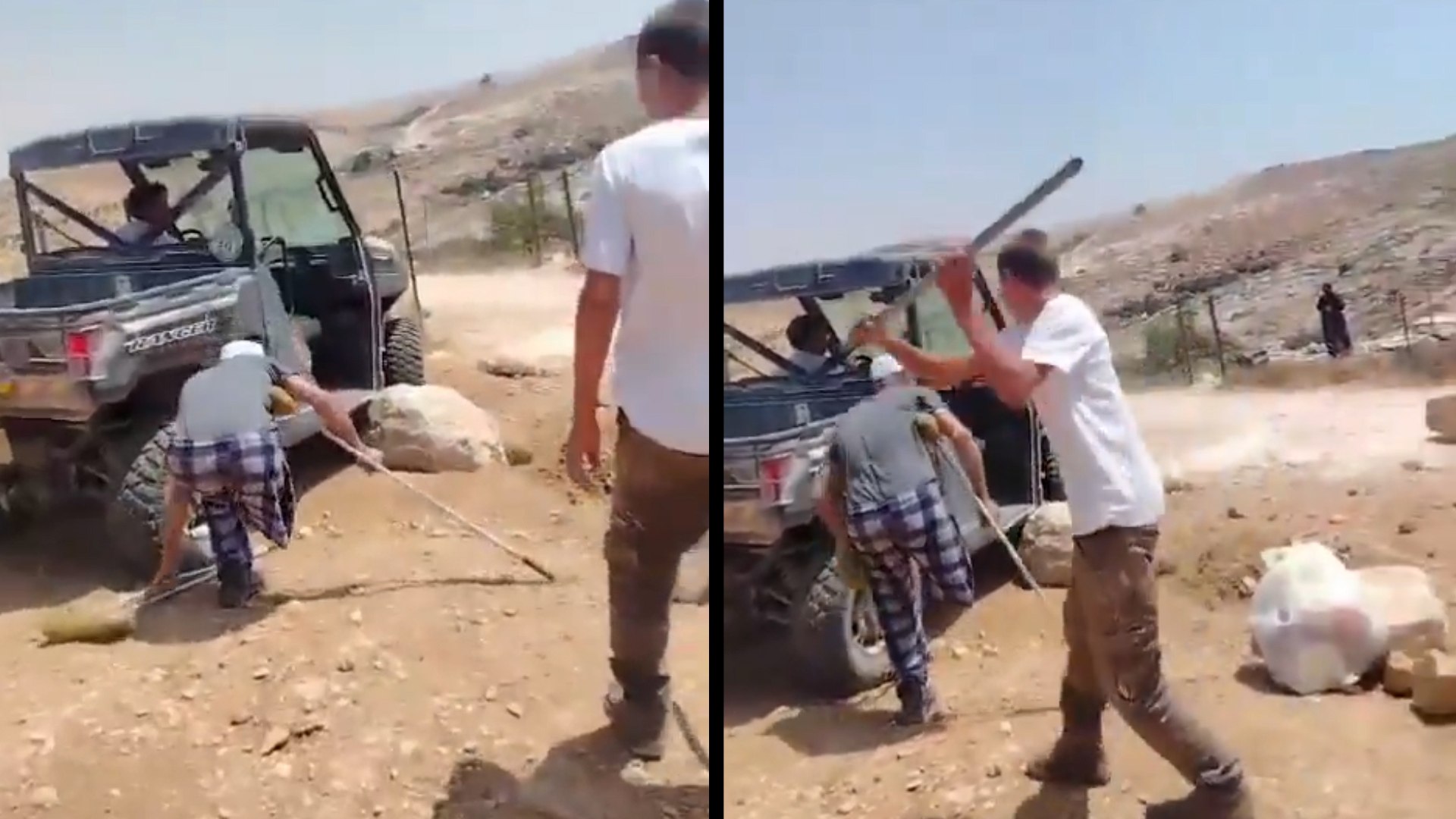 Detienen a dos adolescentes israelíes por apalear a un palestino amputado en Cisjordania