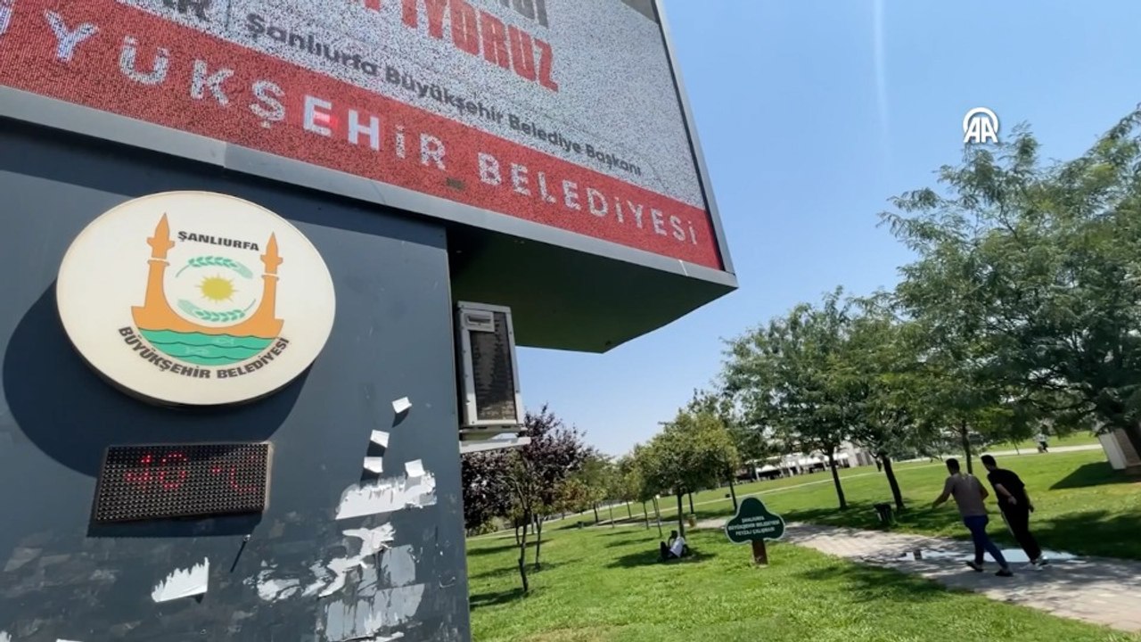 Şanlıurfa'da termometreler 46 dereceyi gösterdi