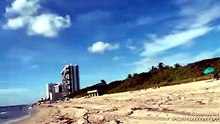 Aeronave amara de emergência em plena praia na Florida. Piloto saiu ilesa