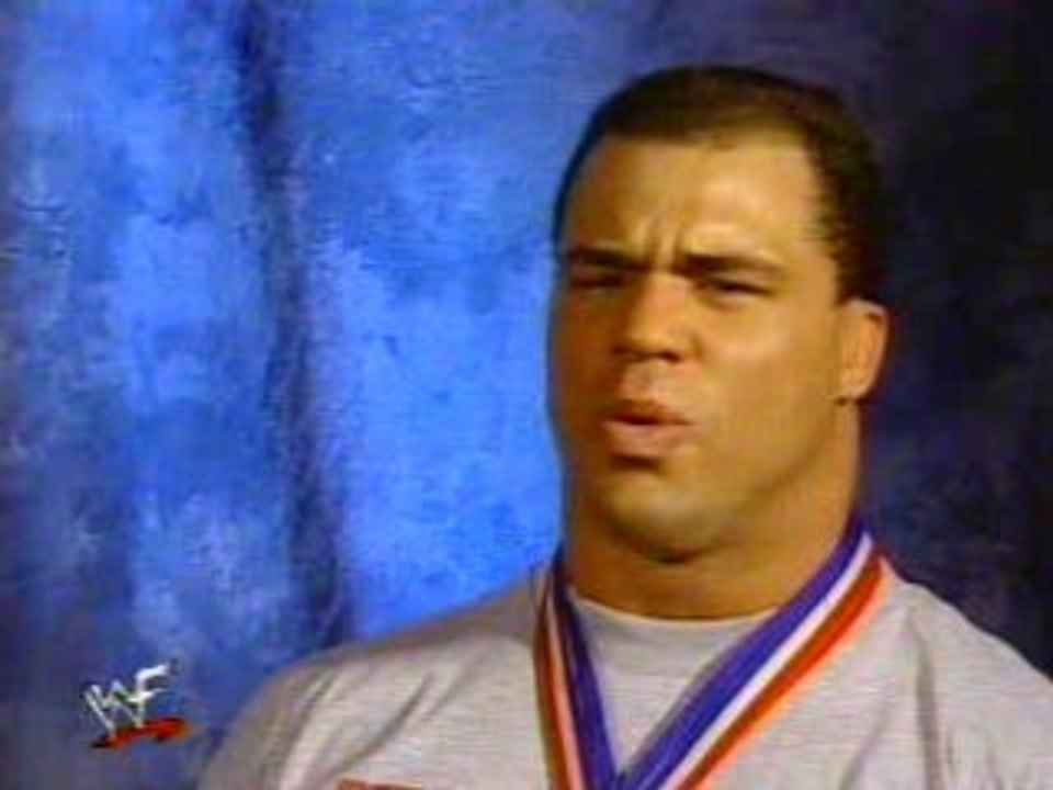 WWE - Kurt Angle's Hilarious 'Interview' with The Rock