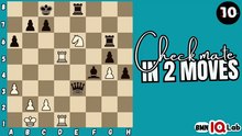 #ImproveYourGame ️🎮 Can you checkmate in 2 moves? (Part 100) (White to play)♟️