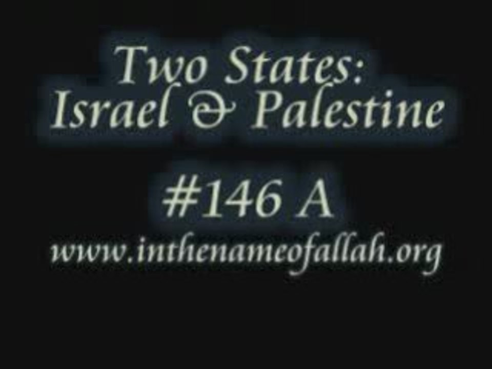 146A Two States Israel and Palestine