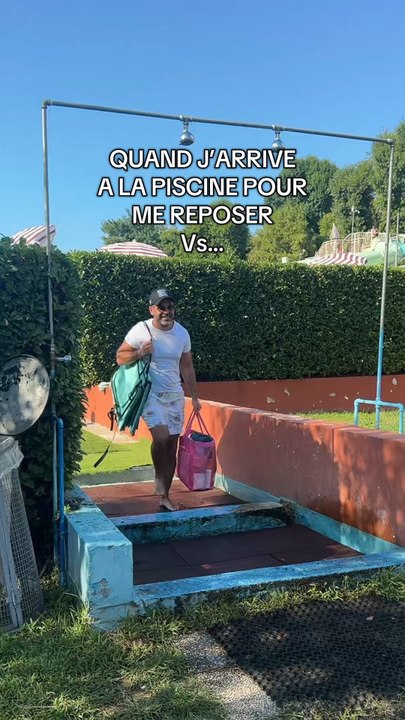 QUAND J’ARRIVE A LA PISCINE POUR ME REPOSER …