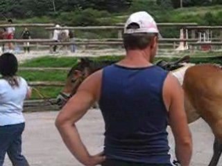 moi et maman avec le cheval